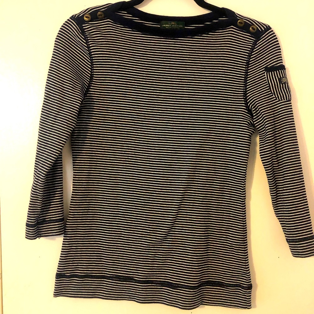 Sz s striped Lauren Ralph Lauren top
